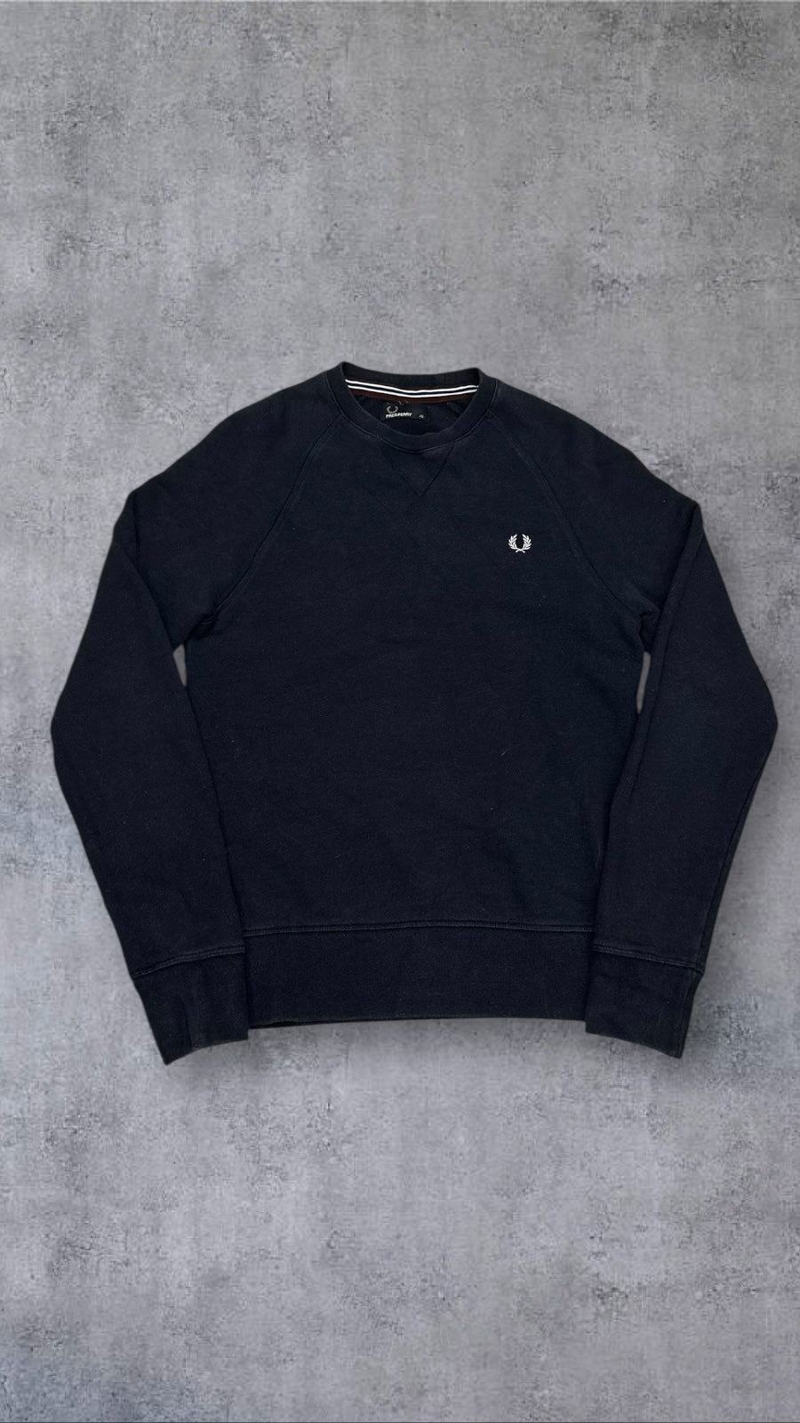Fred Perry Sweatshirt Navy Blau XS