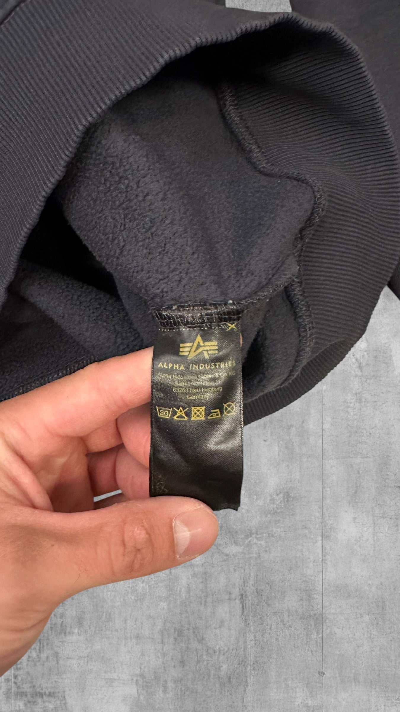 Alpha Industries Sweatshirt Navy Blau M