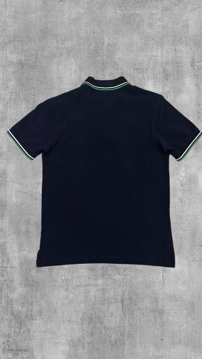 Fred Perry Polo Shirt Schwarz Grün Weiß S