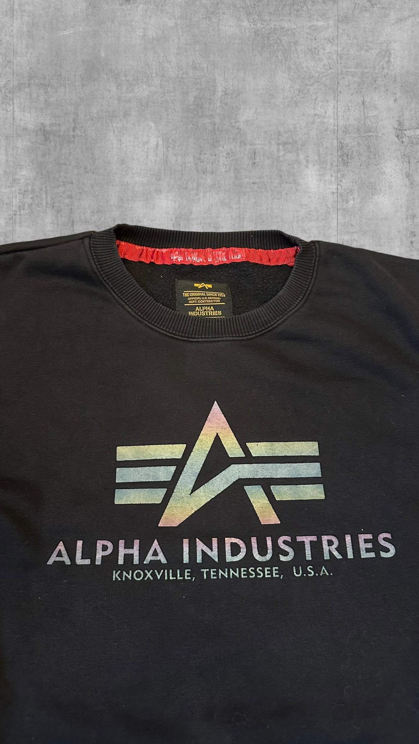 Alpha Industries Sweatshirt Schwarz M