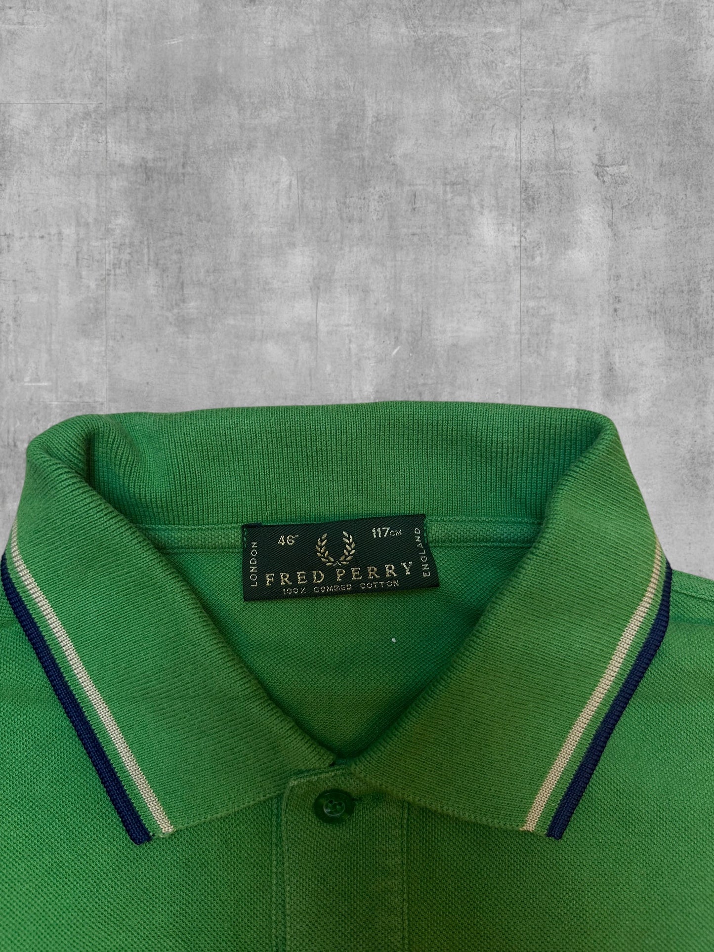 Fred Perry Polo Shirt Grün L