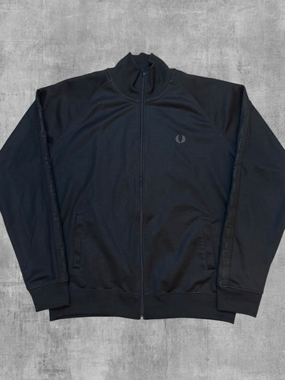 Fred Perry Trainingsjacke Taped Black on Black L (sehr selten)