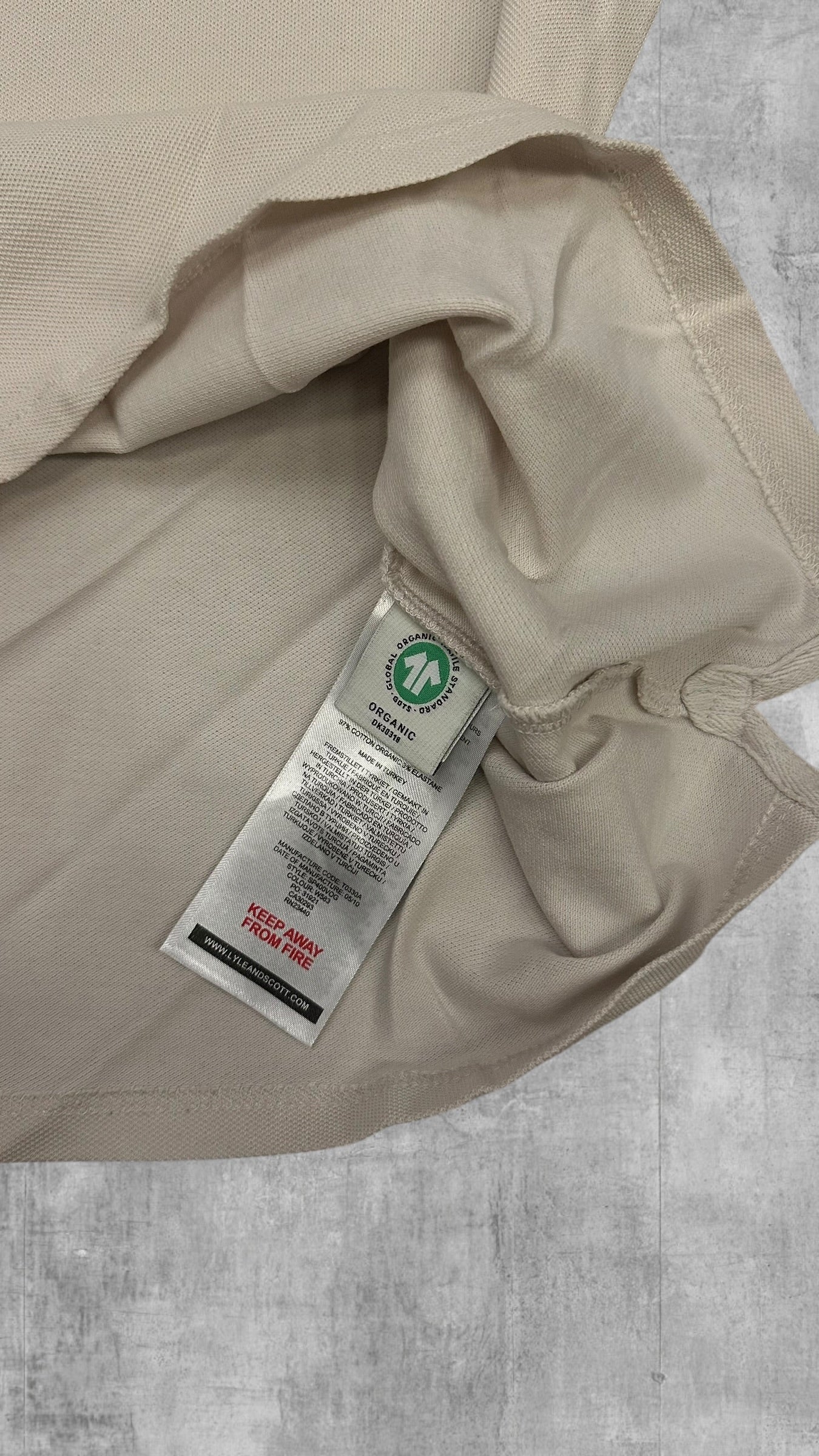 Lyle & Scott Polo Shirt Rose Weiß M