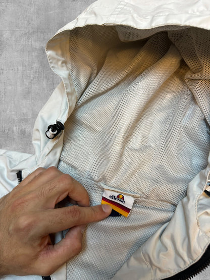 Ellesse Windbreaker Weiß Schwarz M