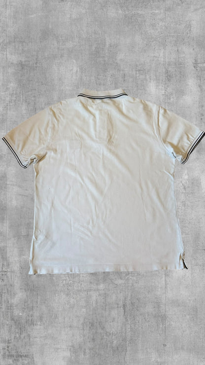Stone Island Polo Shirt Weiß L