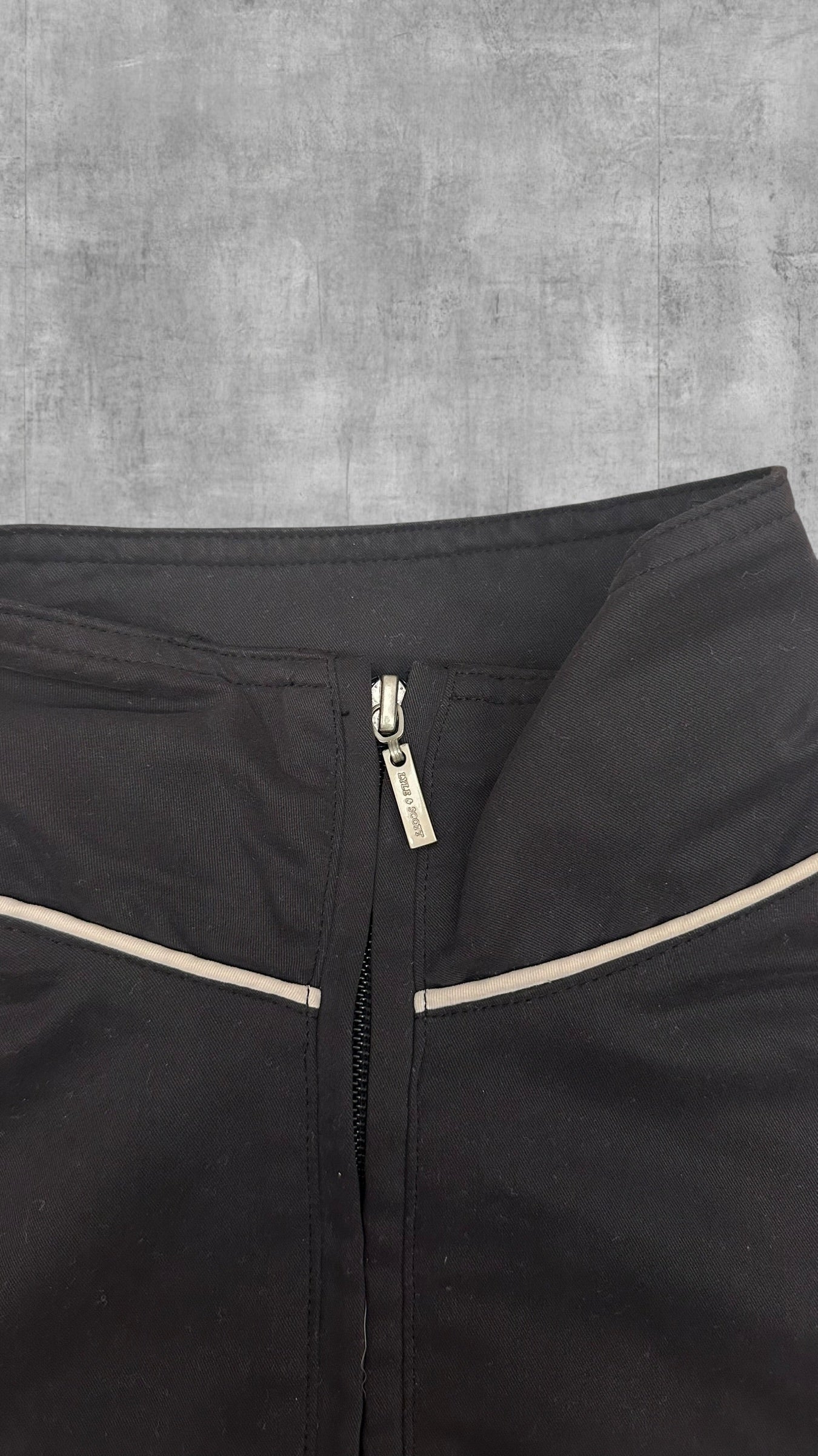 Lyle & Scott Vintage Half Zip Windbreaker Schwarz S-M