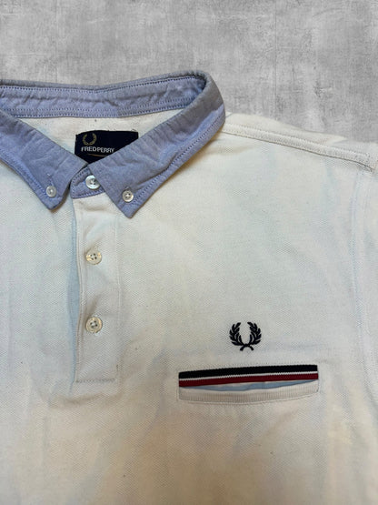 Fred Perry Polo Shirt Weiß XL