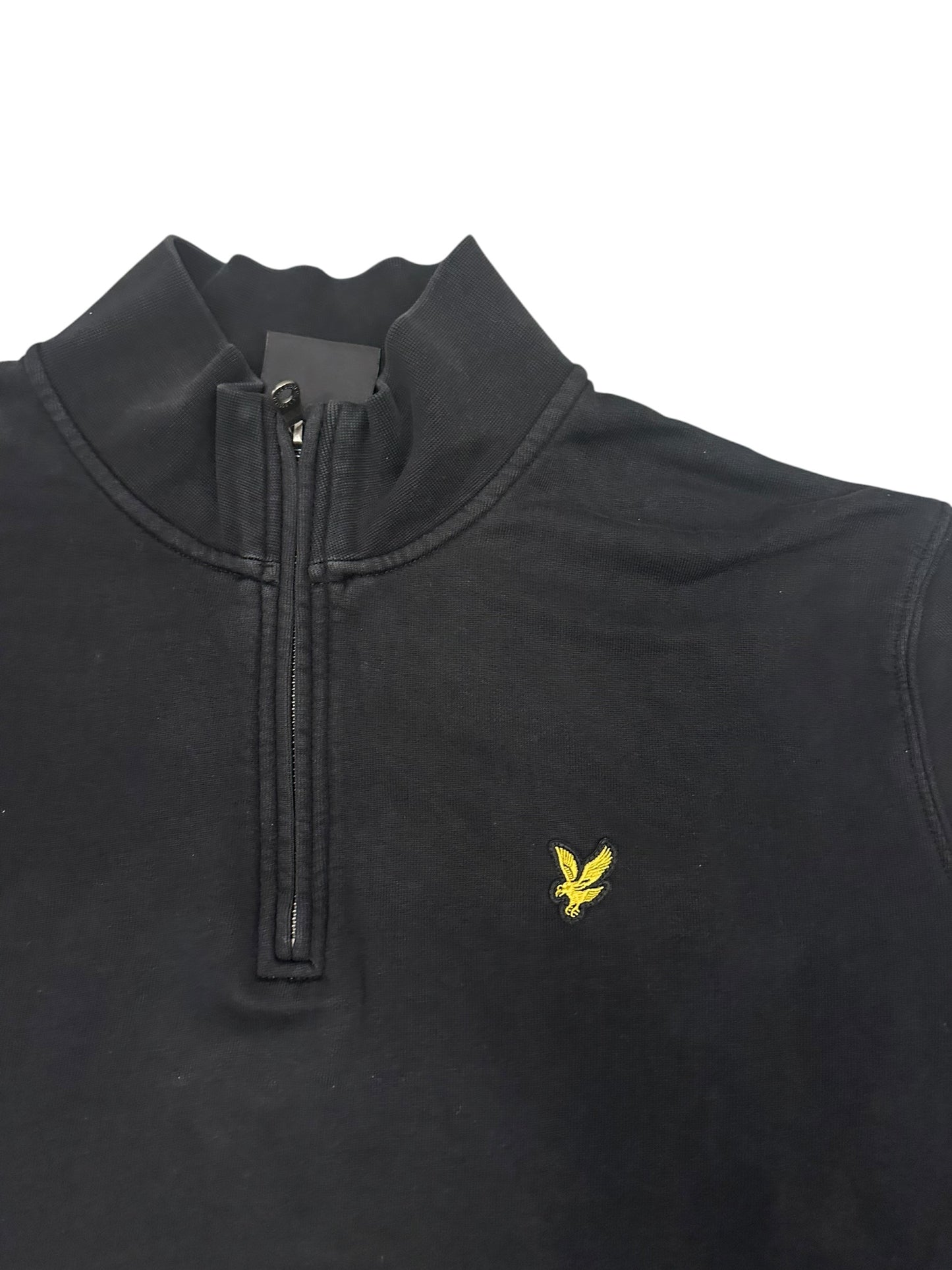 Lyle & Scott Half / Quarter Zip Pullover Schwarz XL