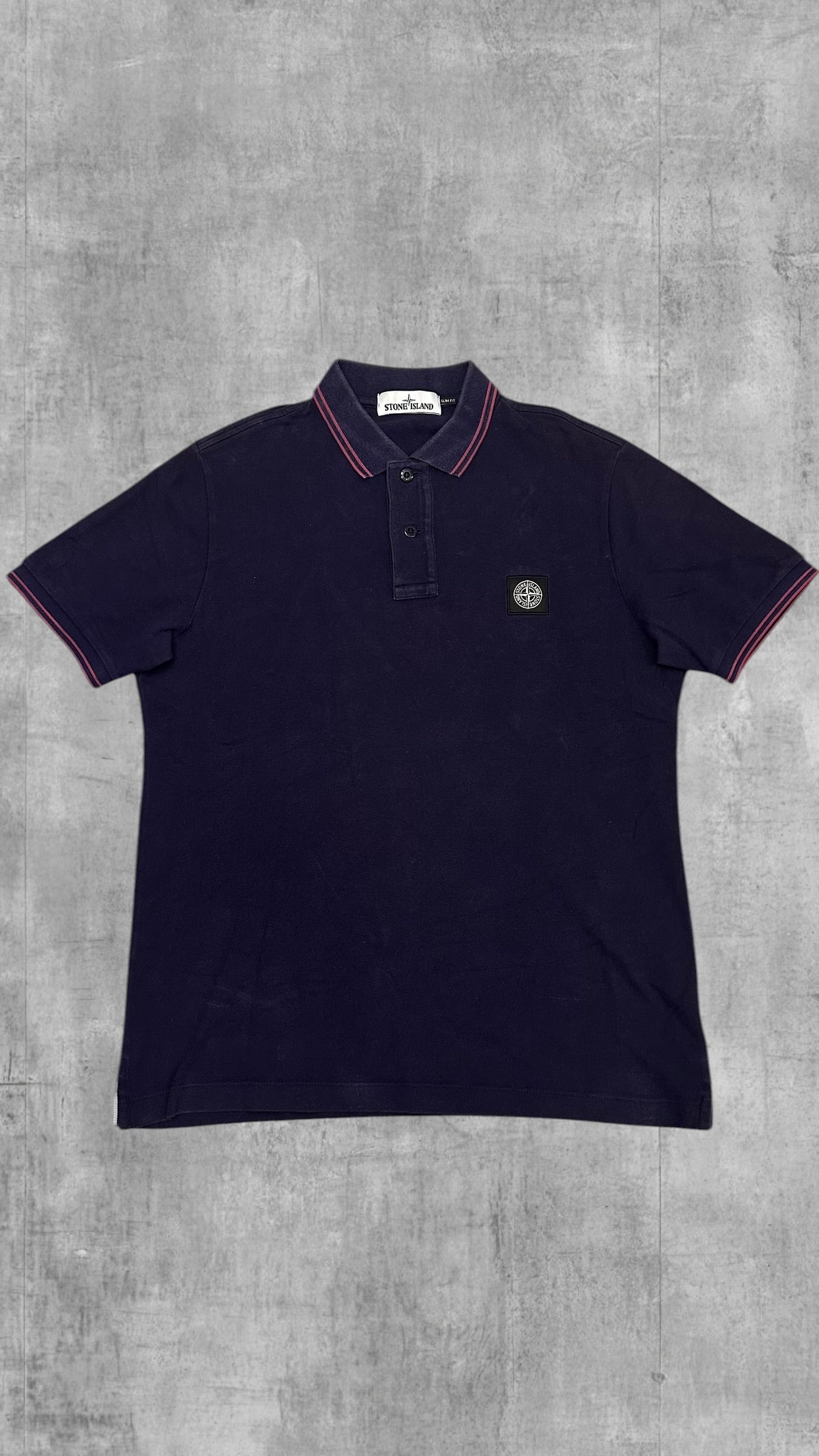 Stone Island Polo Shirt Lila M Slim Fit