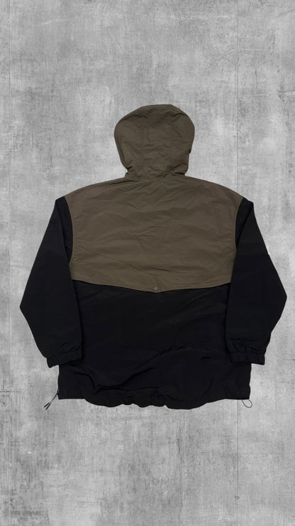 Sergio Tacchini Half Zip Windbreaker Schwarz Grau Weiß S