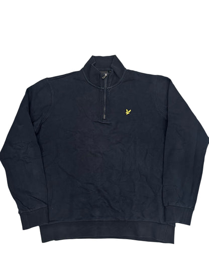 Lyle & Scott Half / Quarter Zip Pullover Schwarz M