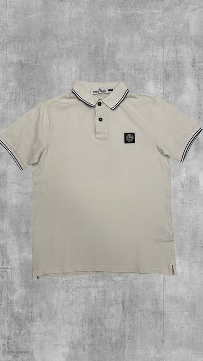 Stone Island Polo Shirt Weiß M Slim Fit