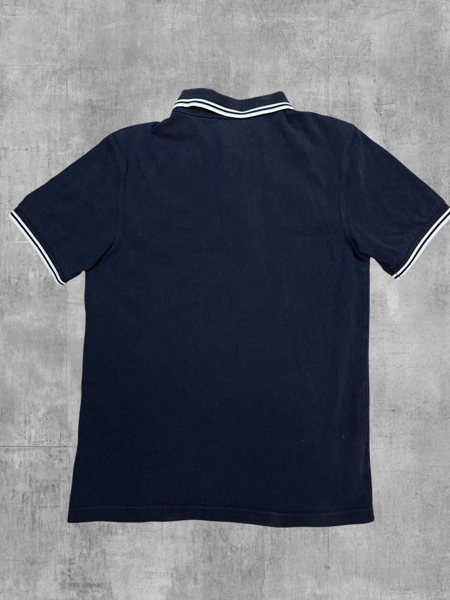 Fred Perry Polo Shirt Schwarzblau Weiß S