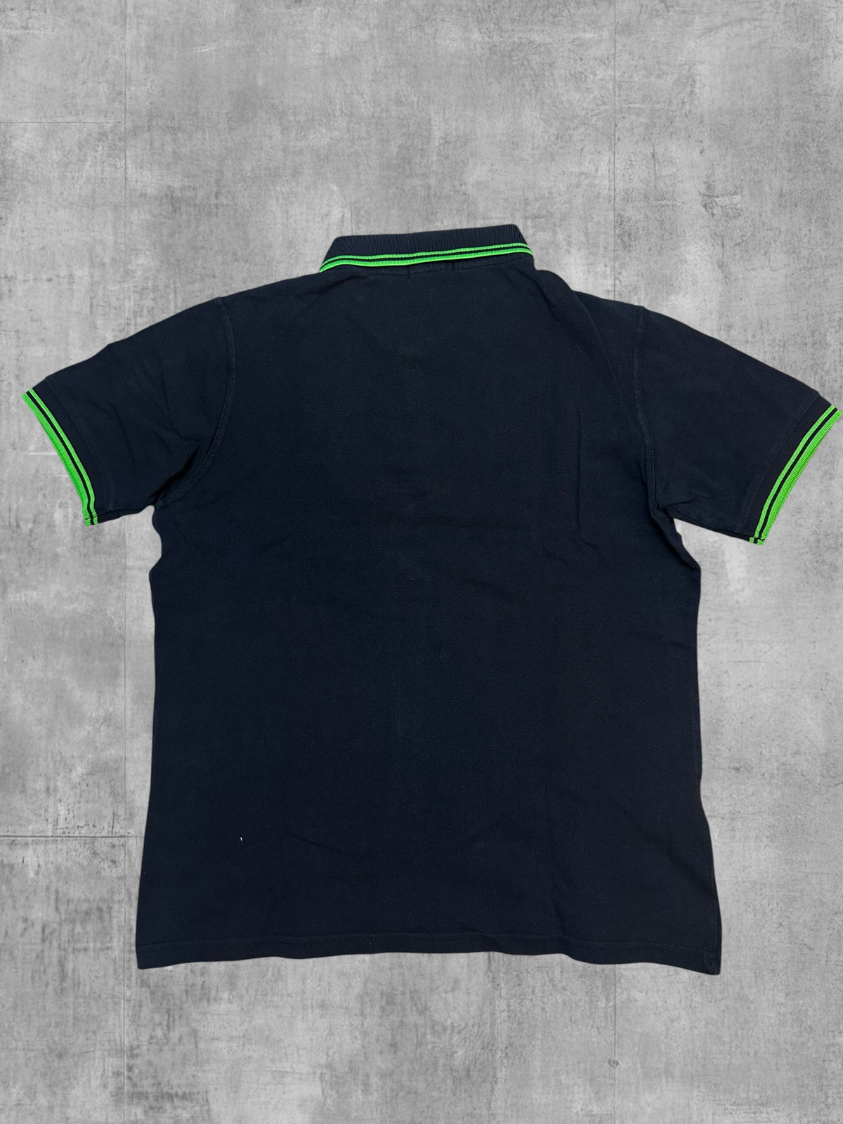 Fred Perry Polo Shirt Schwarz Grün M
