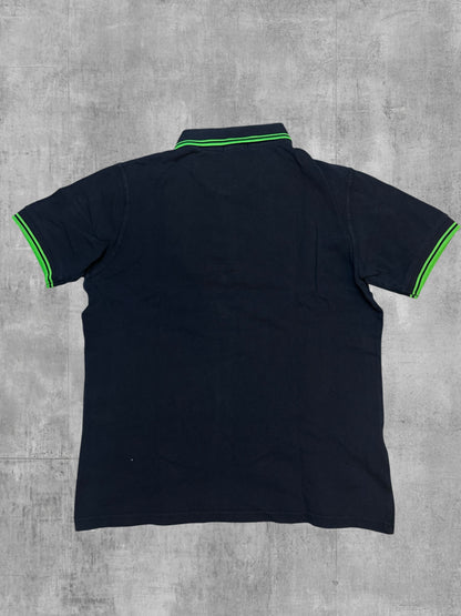 Fred Perry Polo Shirt Schwarz Grün M