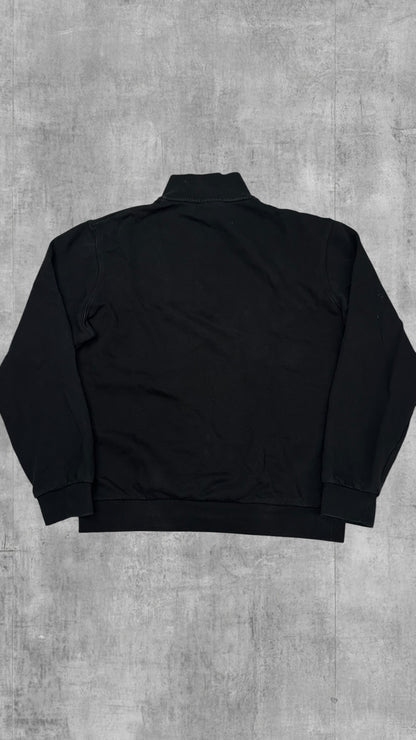 Lyle & Scott Half Zip Rollkragenpullover Schwarz S