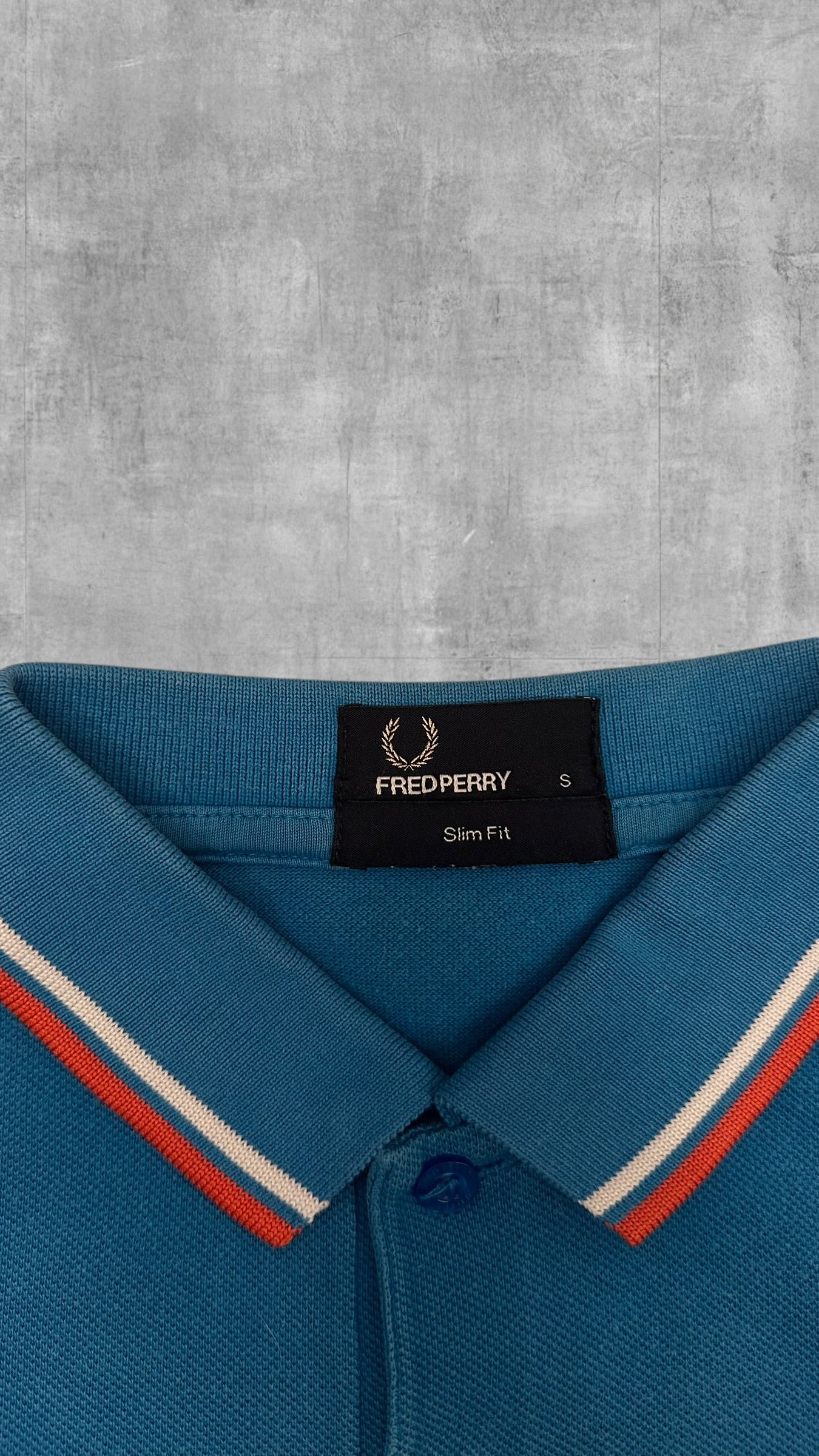Fred Perry Polo Shirt Hellblau S