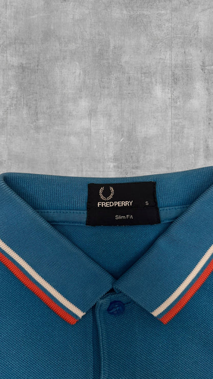 Fred Perry Polo Shirt Hellblau S