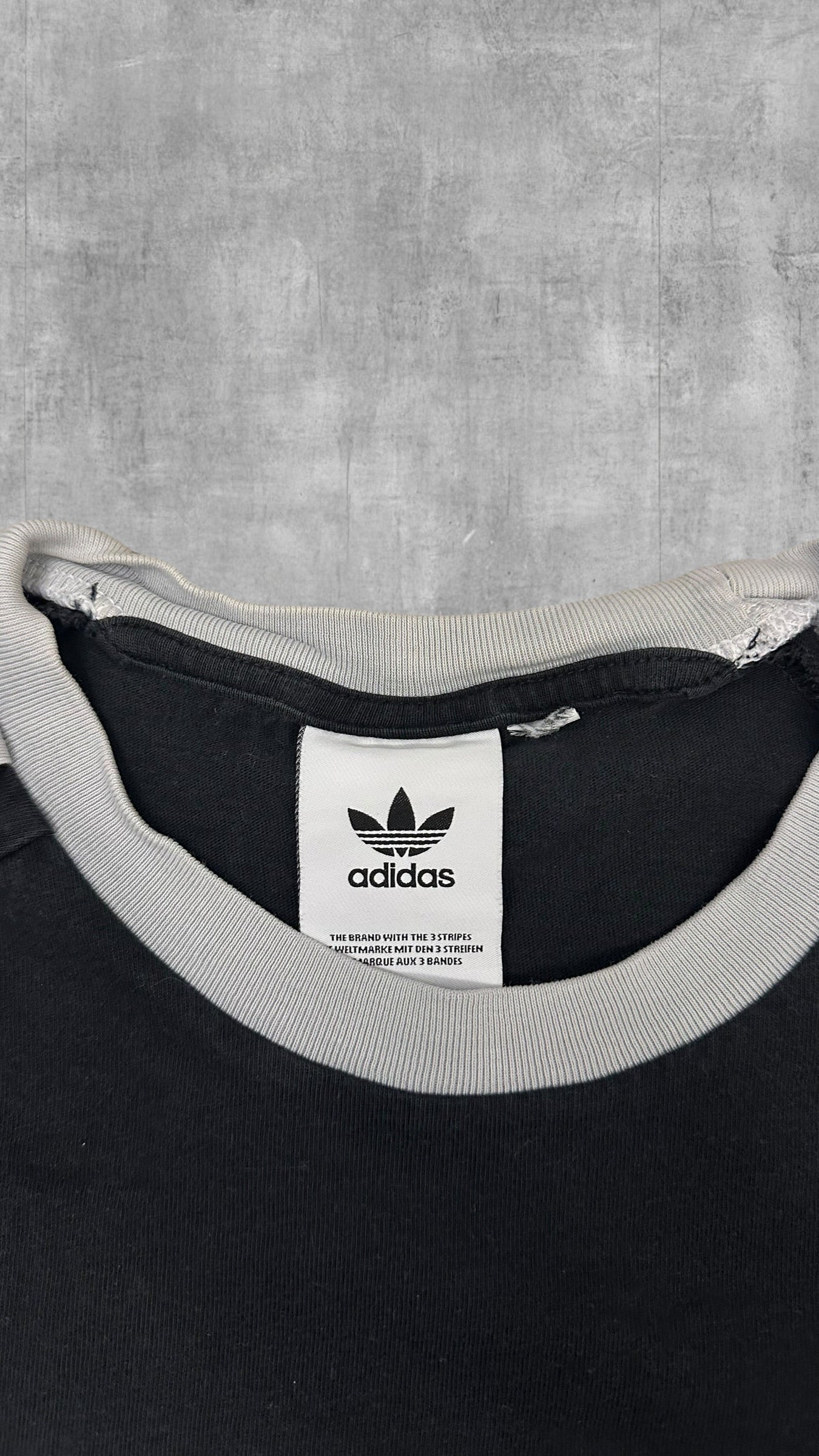 Adidas T-shirt Schwarz Weiß S