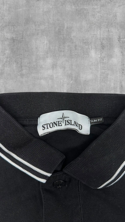 Stone Island Polo Shirt Schwarz S Slim Fit