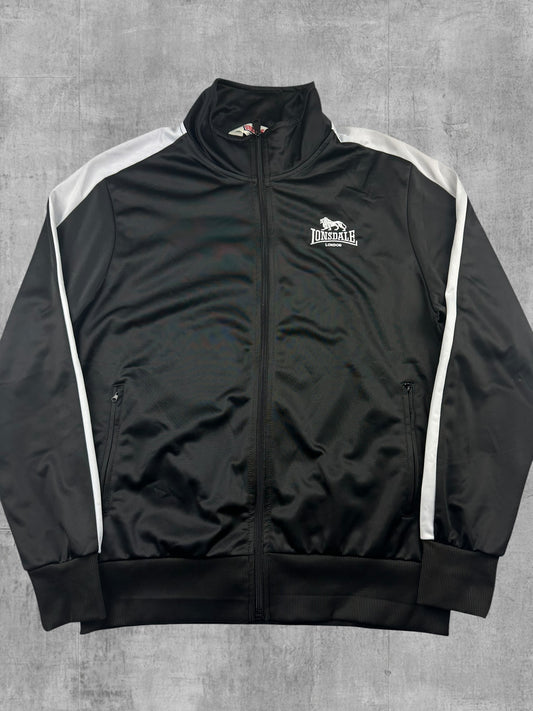 Lonsdale London Trainingsjacke Schwarz Weiß L