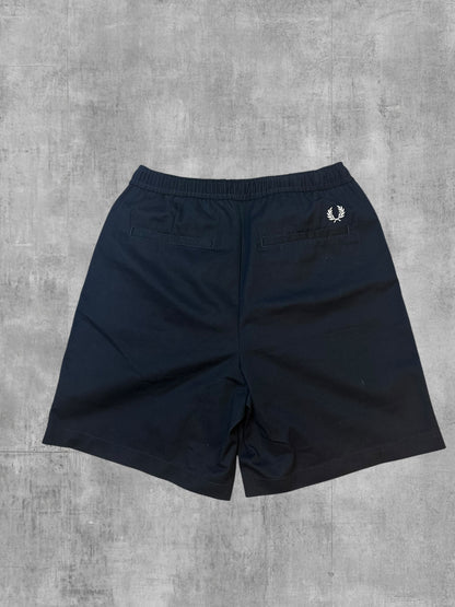 Fred Perry Shorts Kurze Hose Schwarz Größe 32 M / L
