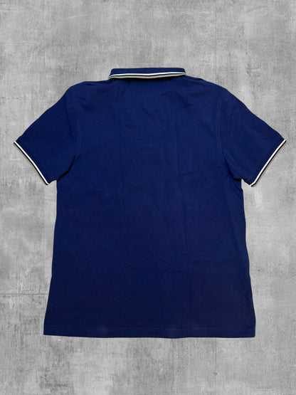 Fred Perry Polo Shirt Navy Blau Gold Weiß L