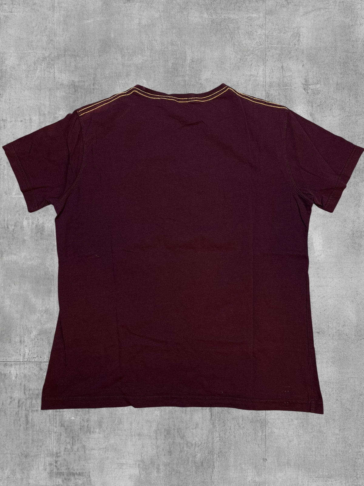 Lonsdale London T-Shirt Weinrot Weiß L