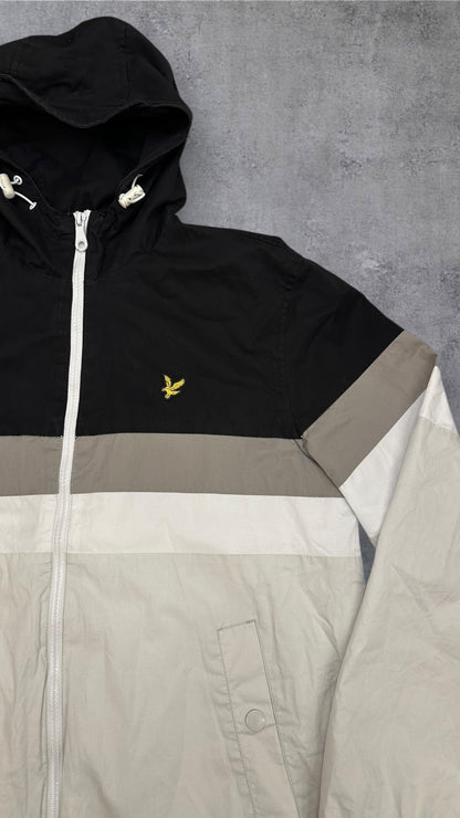 Lyle & Scott Windbreaker Schwarz Weiß M