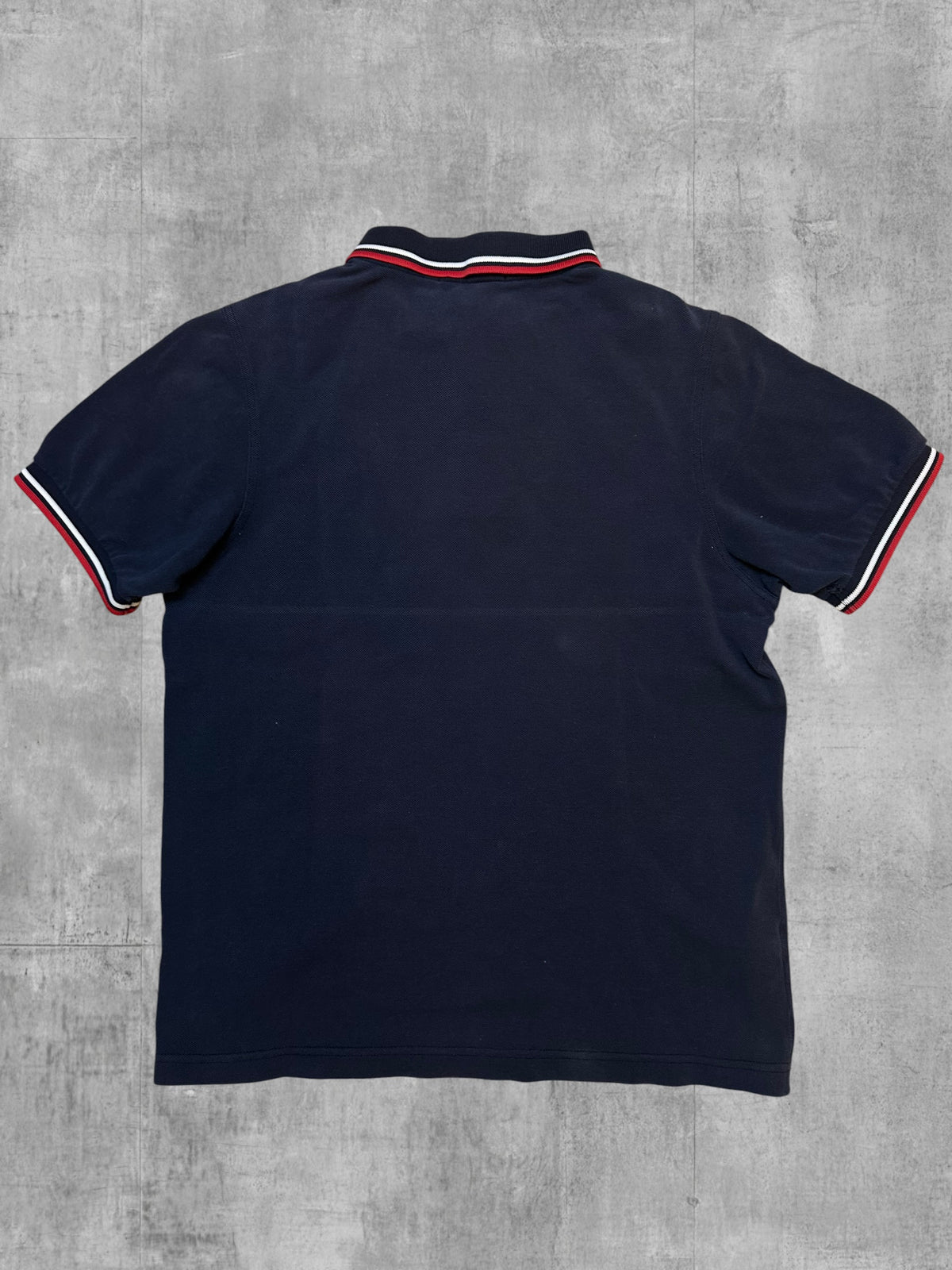 Fred Perry Polo Shirt Schwarz Rot Weiß M Slim Fit