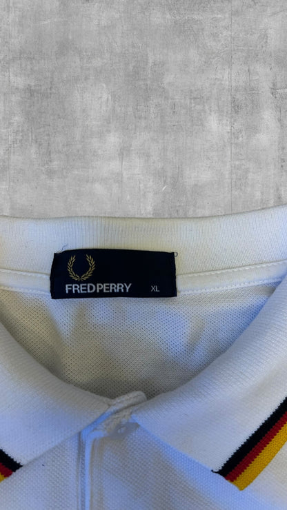 Fred Perry Polo Shirt Germany Edition Weiß XL