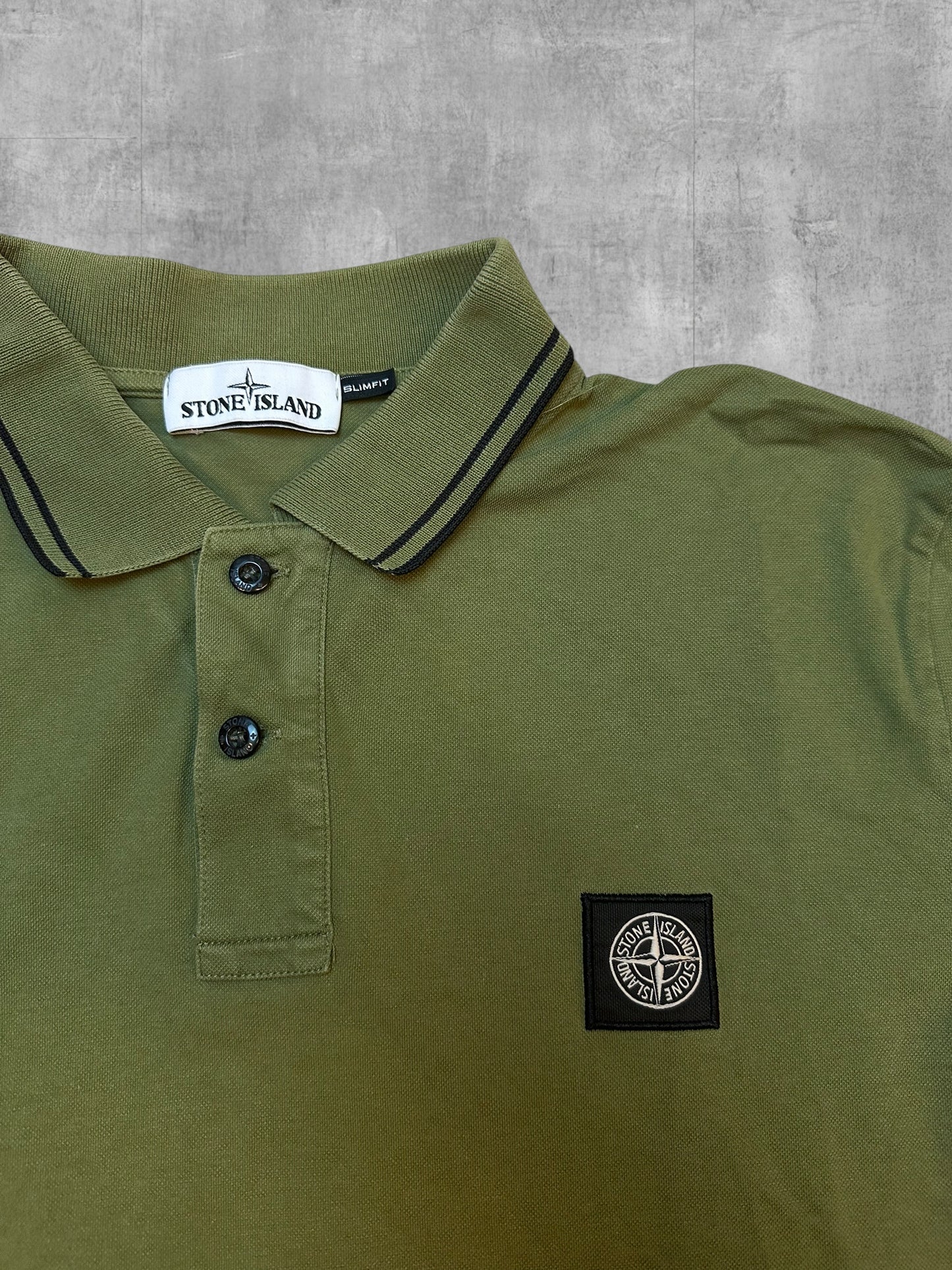 Stone Island Polo Shirt Khaki XXL