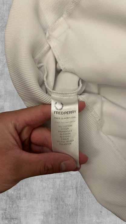 Fred Perry x Citroen Vintage Trainingsjacke Taped Weiß Schwarz L