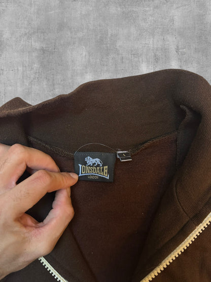 Vintage Londale Trainingsjacke Braun Beige M - L