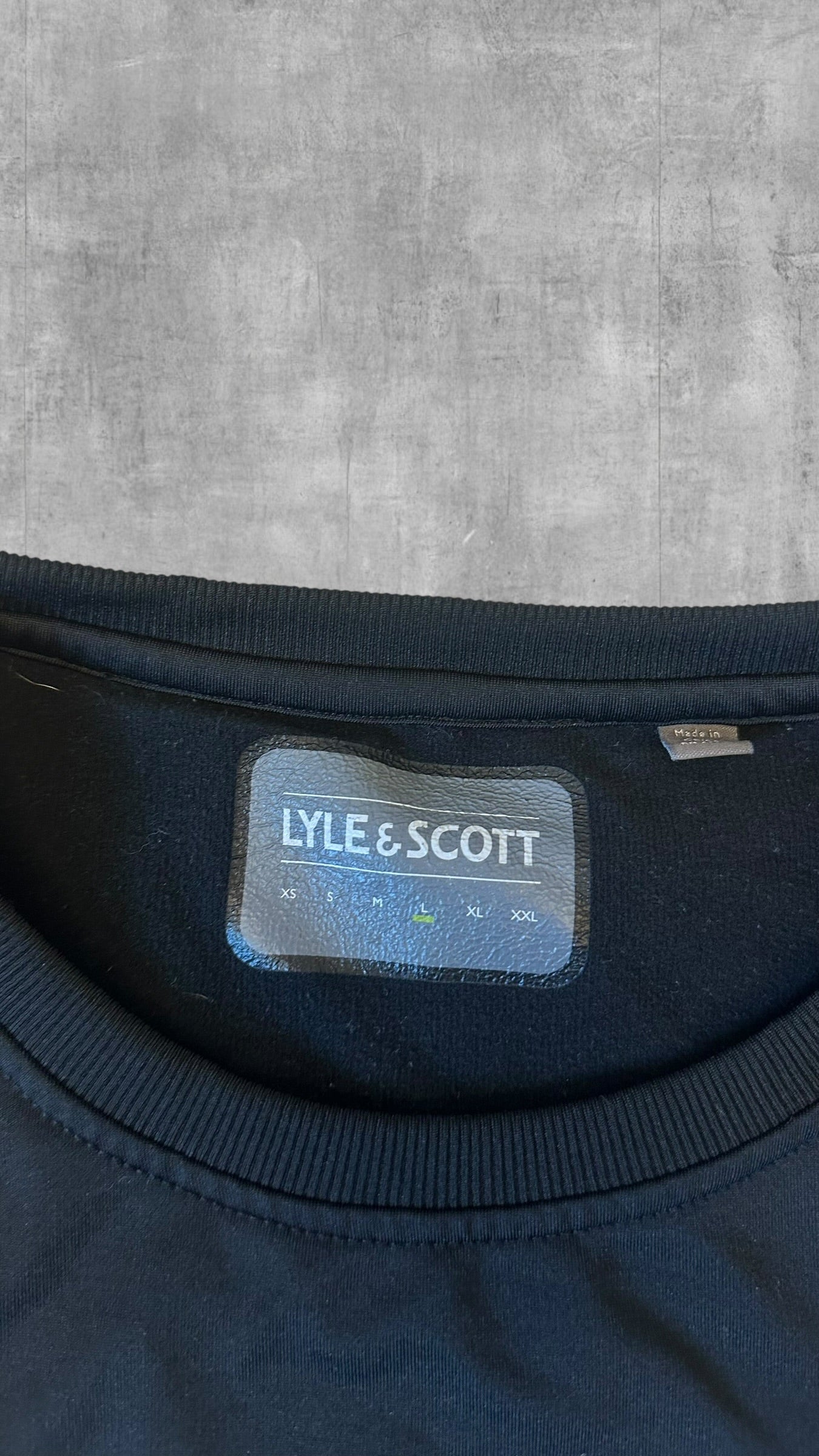 Lyle & Scott Sport Sweatshirt Schwarz L