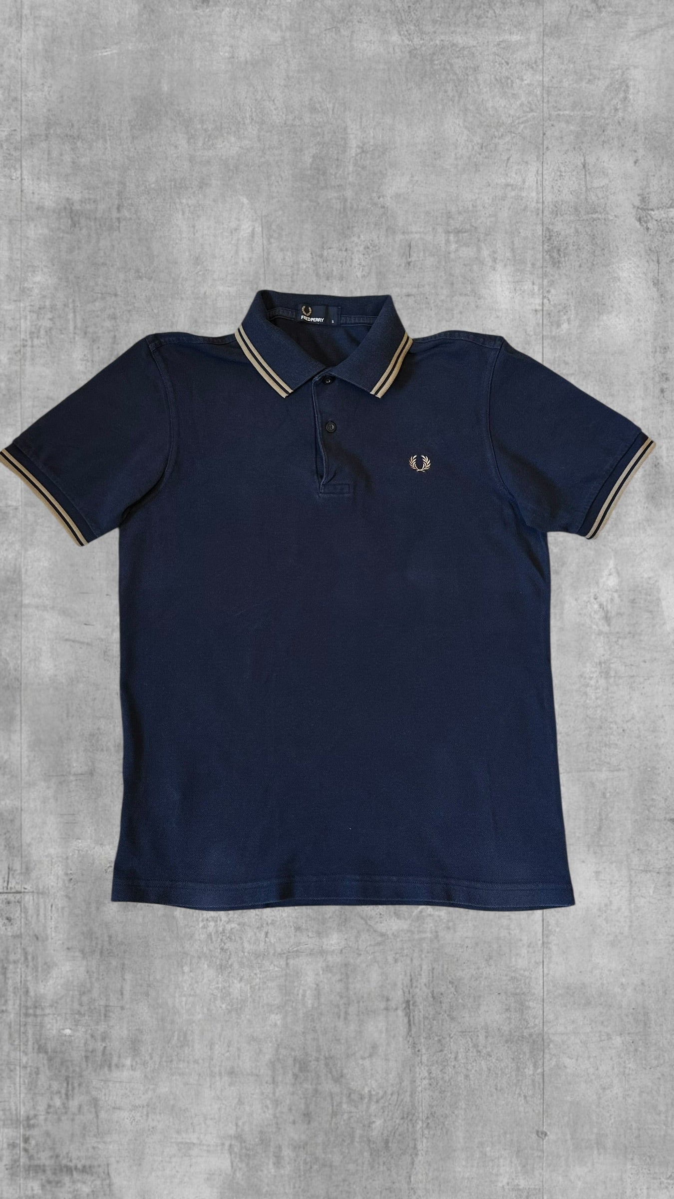 Fred Perry Polo Shirt Navy Blau S
