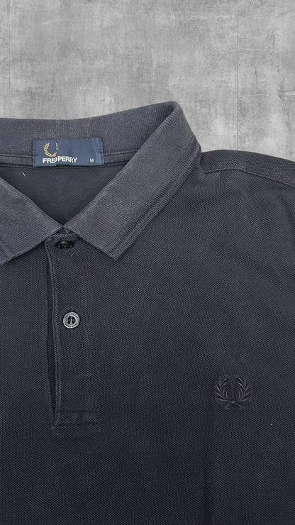 Fred Perry Polo Shirt Navy Blau Schwarz M