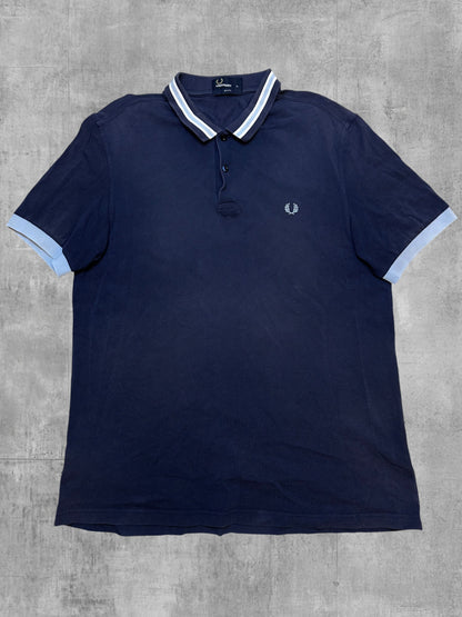 Fred Perry Polo Shirt Navy Blau XL slim Fit
