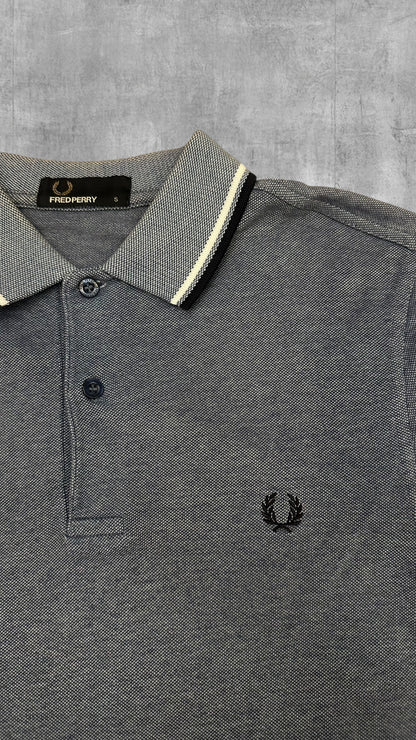 Fred Perry Polo Shirt Türkis Schwarz S