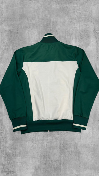 Fred Perry Vintage Trainingsjacke Grün Weiß M
