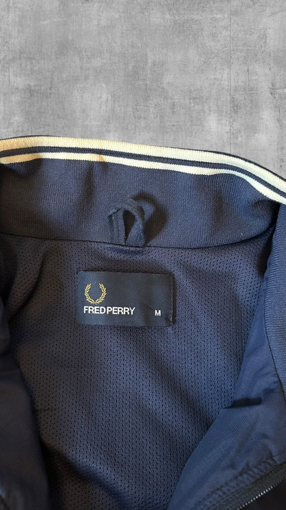 Fred Perry Regenjacke Bomberjacke Übergangsjacke Navy Blau M