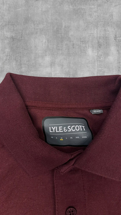 Lyle & Scott Polo Shirt Weinrot M