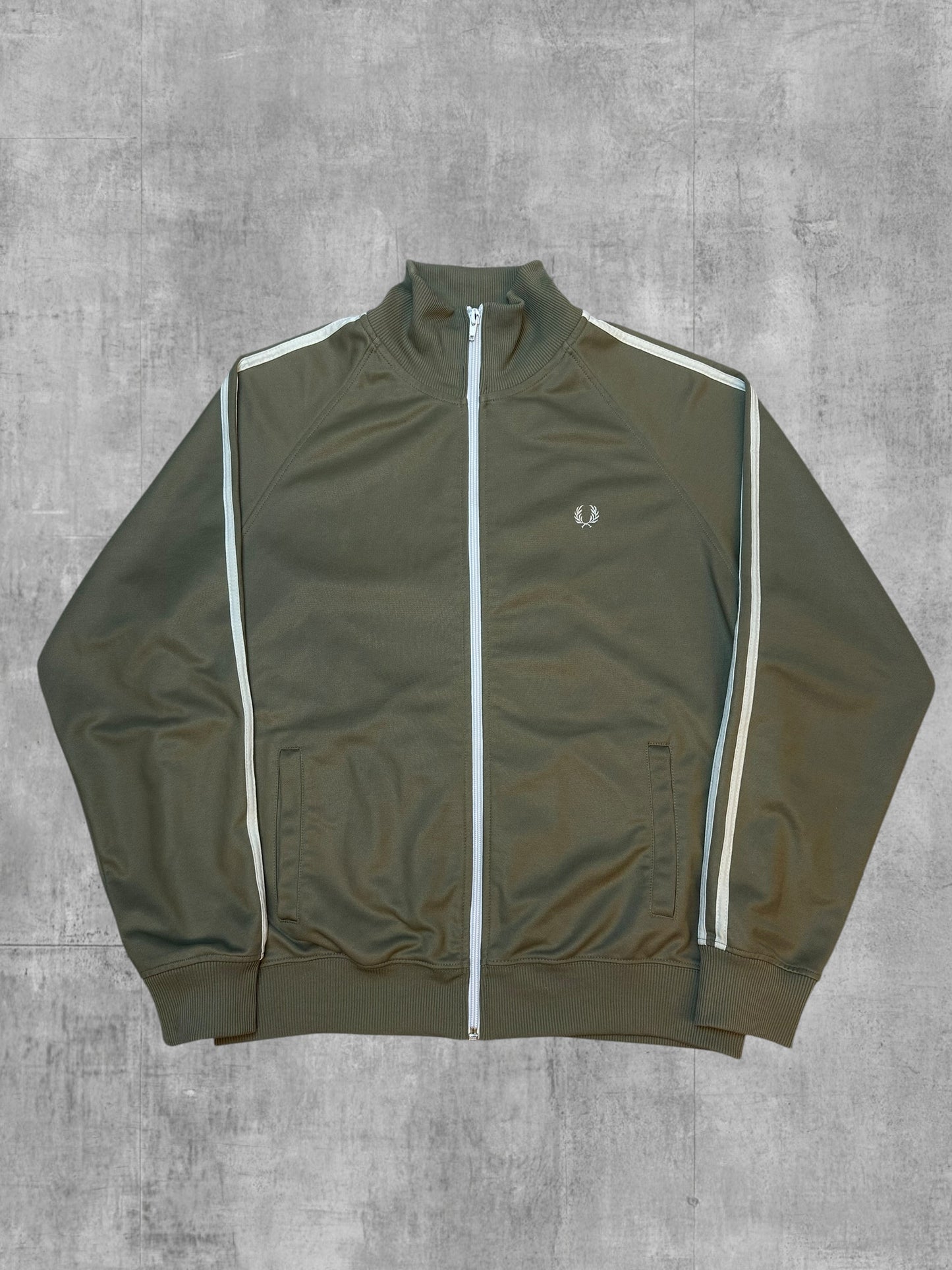 Fred Perry Trainingsjacke Taped Khaki M