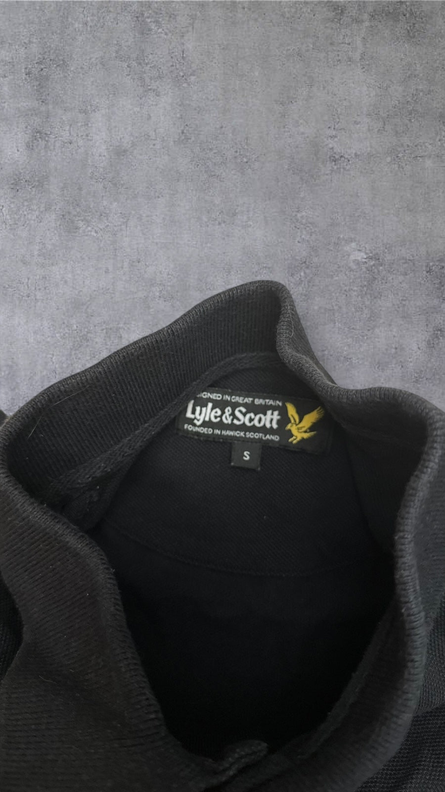 Lyle & Scott Polo Shirt Schwarz S