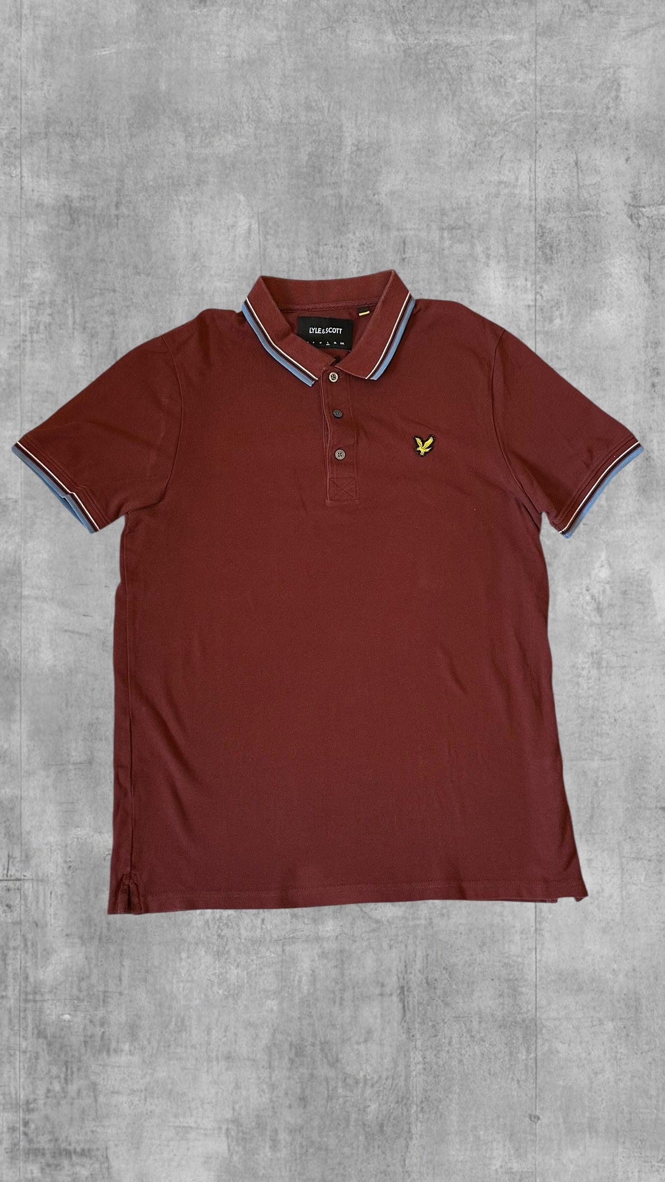 Lyle & Scott Polo Shirt Weinrot L