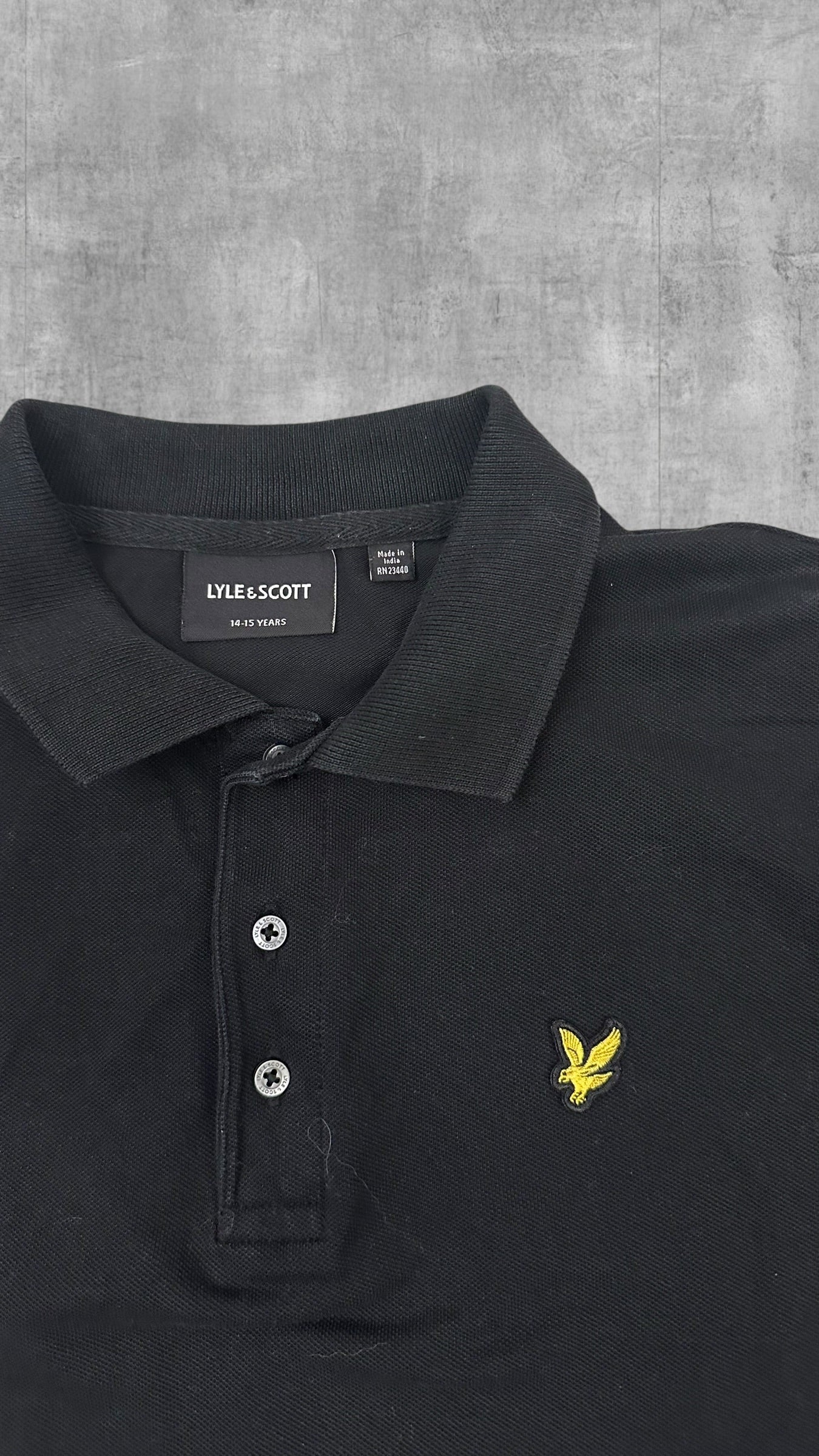 Lyle & Scott Polo Shirt Schwarz XS