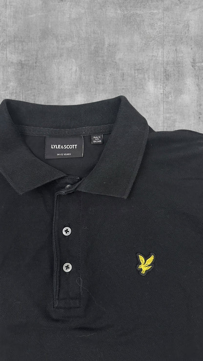 Lyle & Scott Polo Shirt Schwarz XS