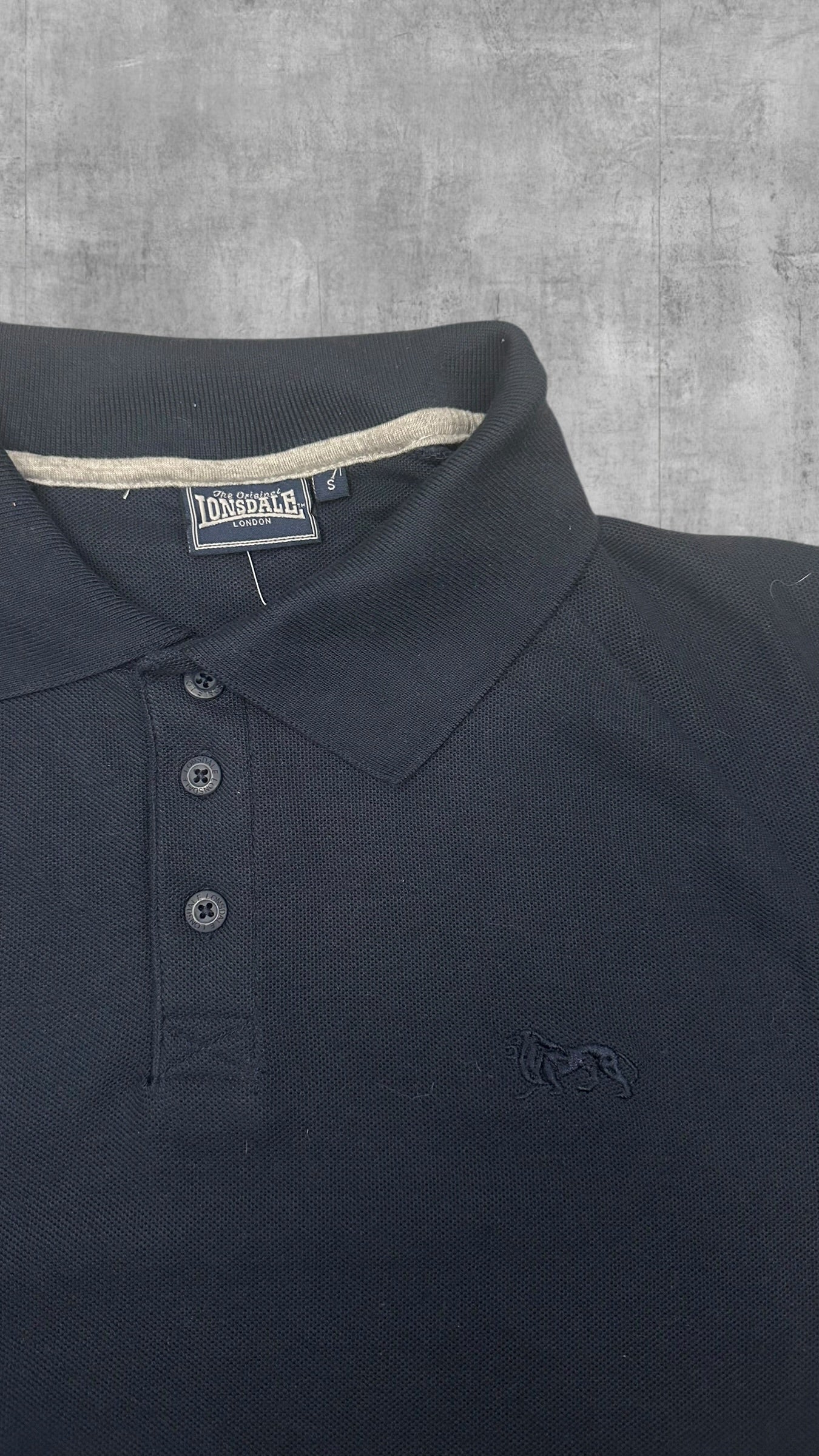 Lonsdale London Polo Shirt Schwarzblau M