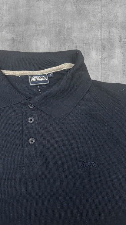 Lonsdale London Polo Shirt Schwarzblau M