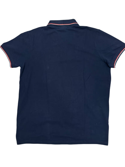 Lonsdale London Polo Shirt Navy Blau Weiß Rot L